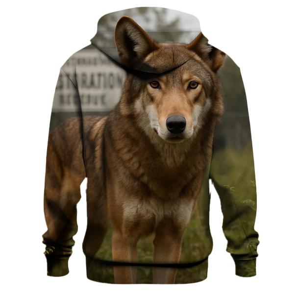 Red Wolf Conservation Vigil heavyweight hoodies