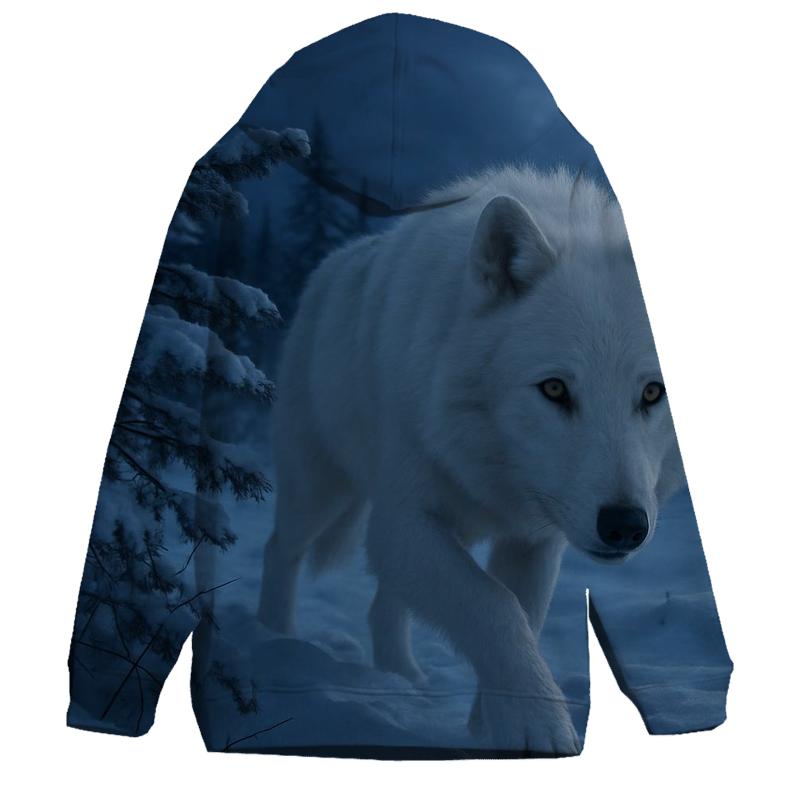 Silent Stalk Of The Arctic Wolf lightweight hoodies