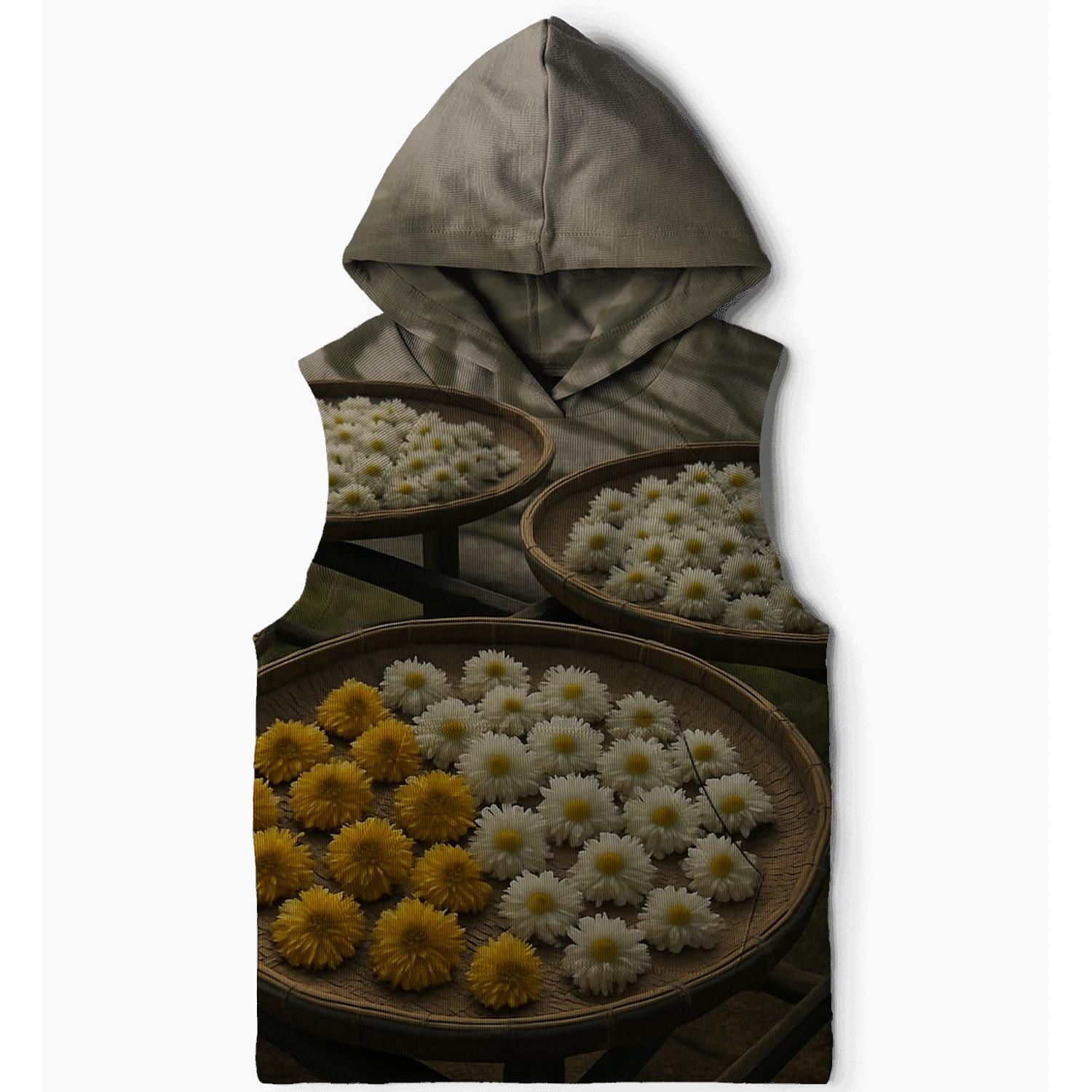 Rice Terrace Chrysanthemum Exchange printed hoodies