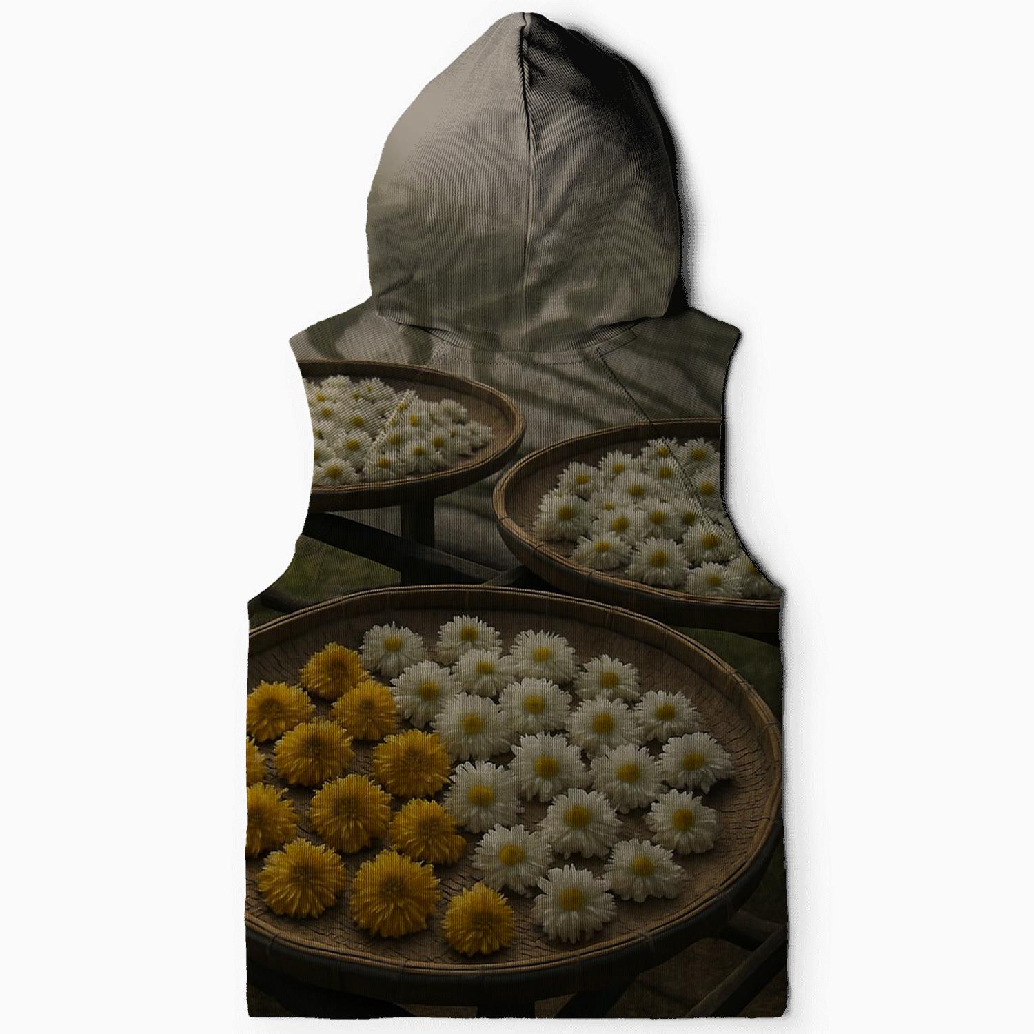 Rice Terrace Chrysanthemum Exchange printed hoodies