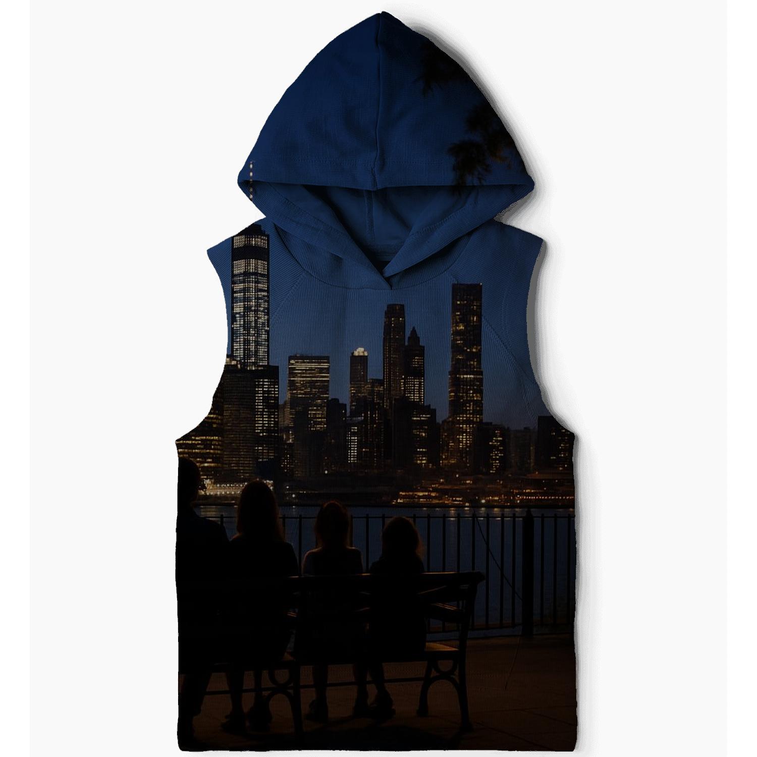 Brooklyn Promenade Twilight Panorama designer hoodies
