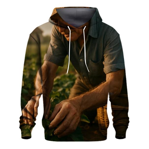 Morning Harvest Of Cornichon Vines premium hoodies
