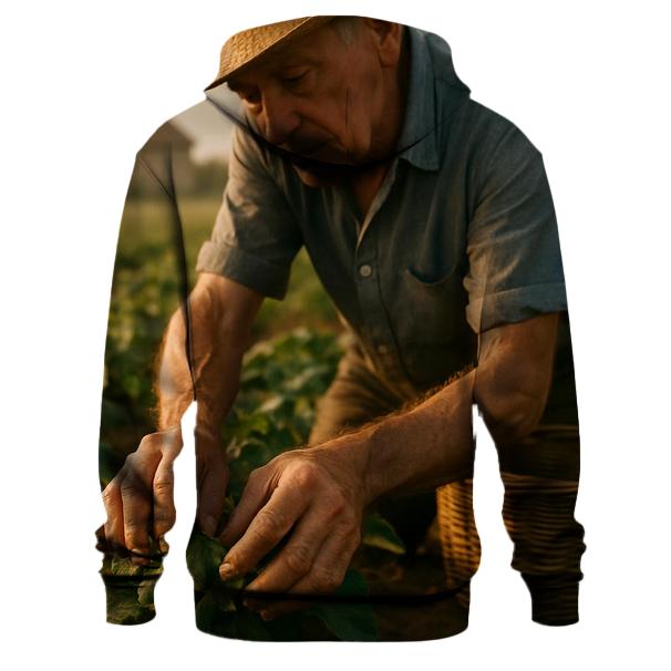 Morning Harvest Of Cornichon Vines premium hoodies