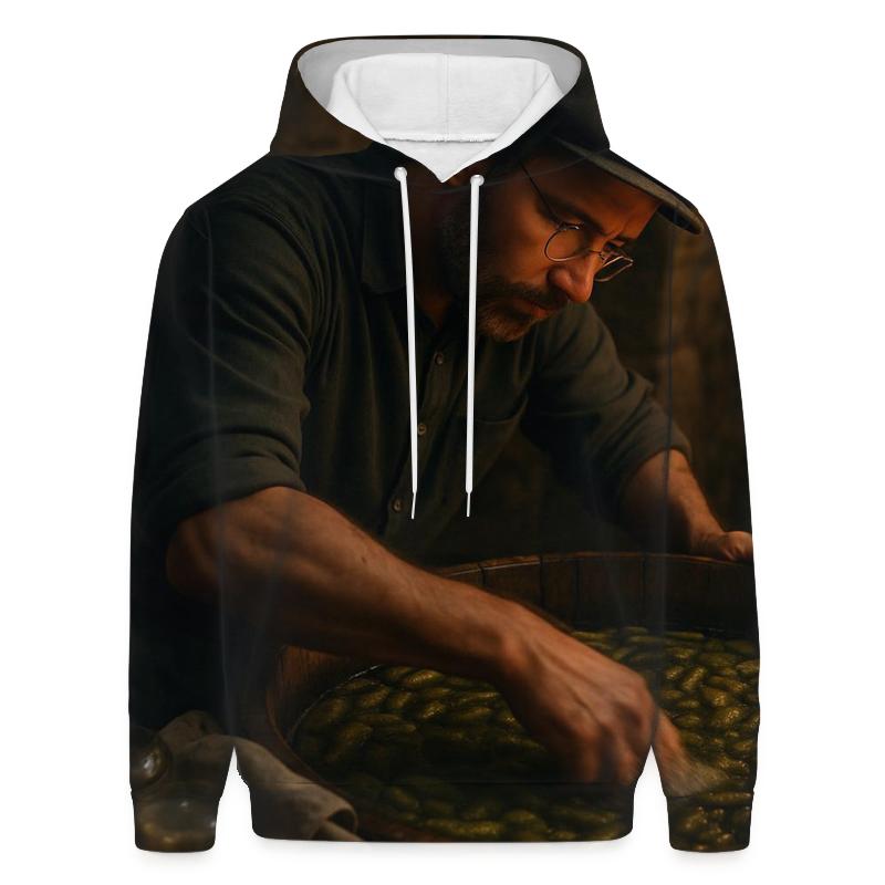 Cellar Fermenter Inspecting Cornichon In Oak Vat hoodie styles