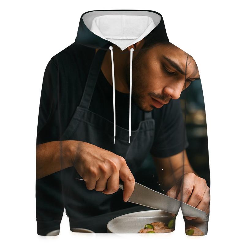 Chef Plating Cornichon Gastronomy In Urban Kitchen hoodie designs