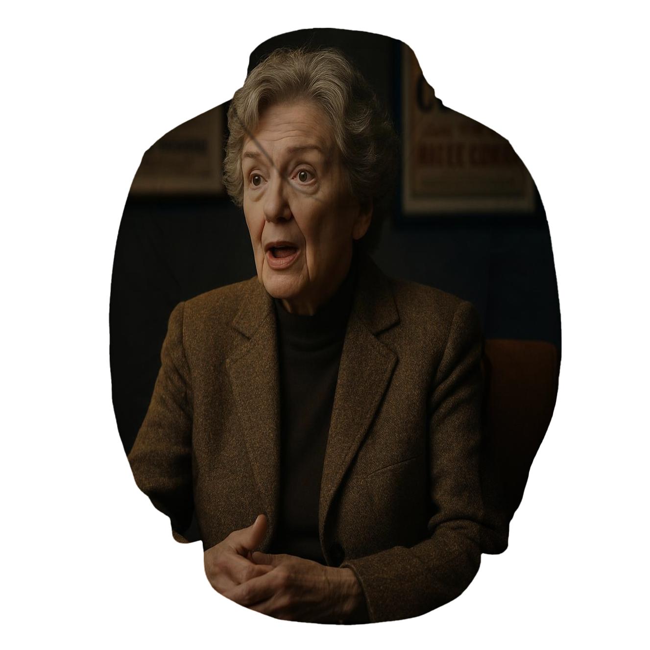 Polly Holliday Documentary Interview printed hoodies