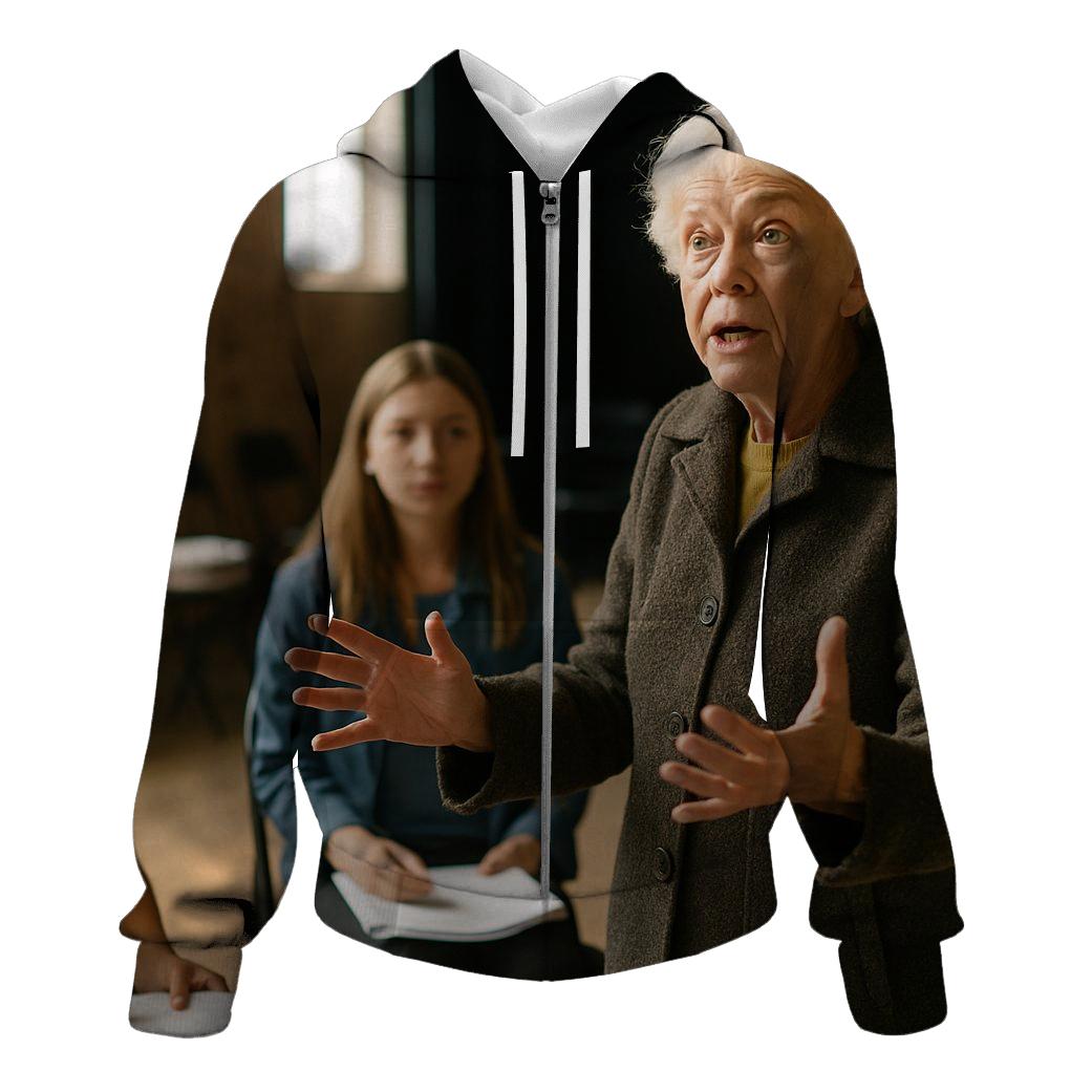 Polly Holliday Teaching Drama Workshop designer hoodies