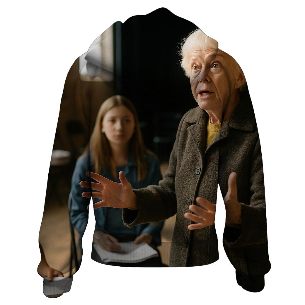 Polly Holliday Teaching Drama Workshop designer hoodies