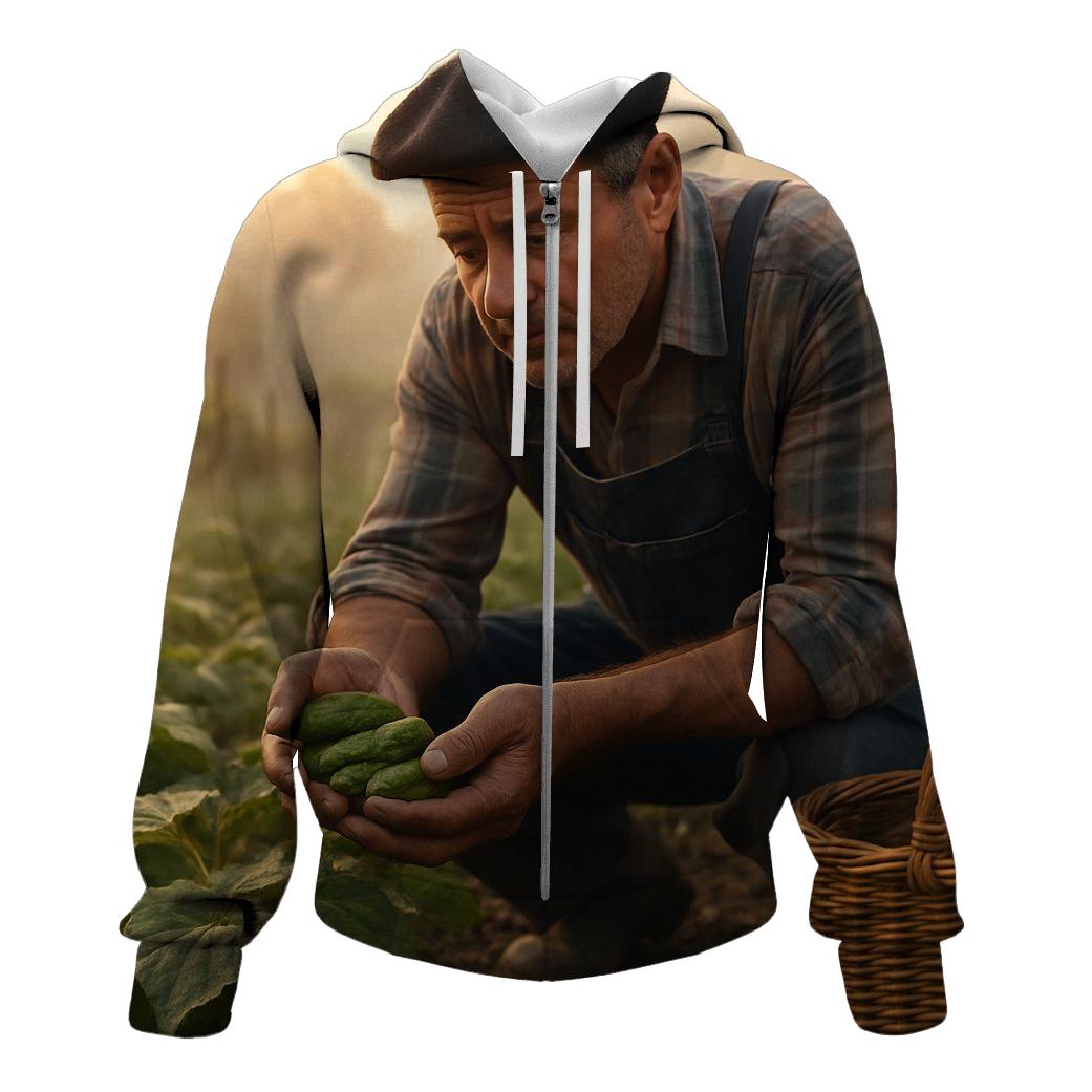 Burgundy Cornichon Harvest At Dawn hoodie trends