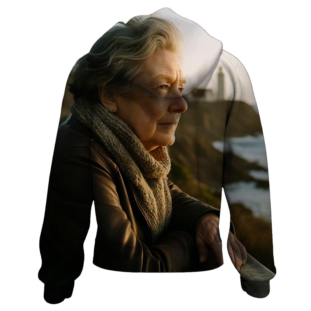 Polly Holliday On Coastal Drive embroidered hoodies