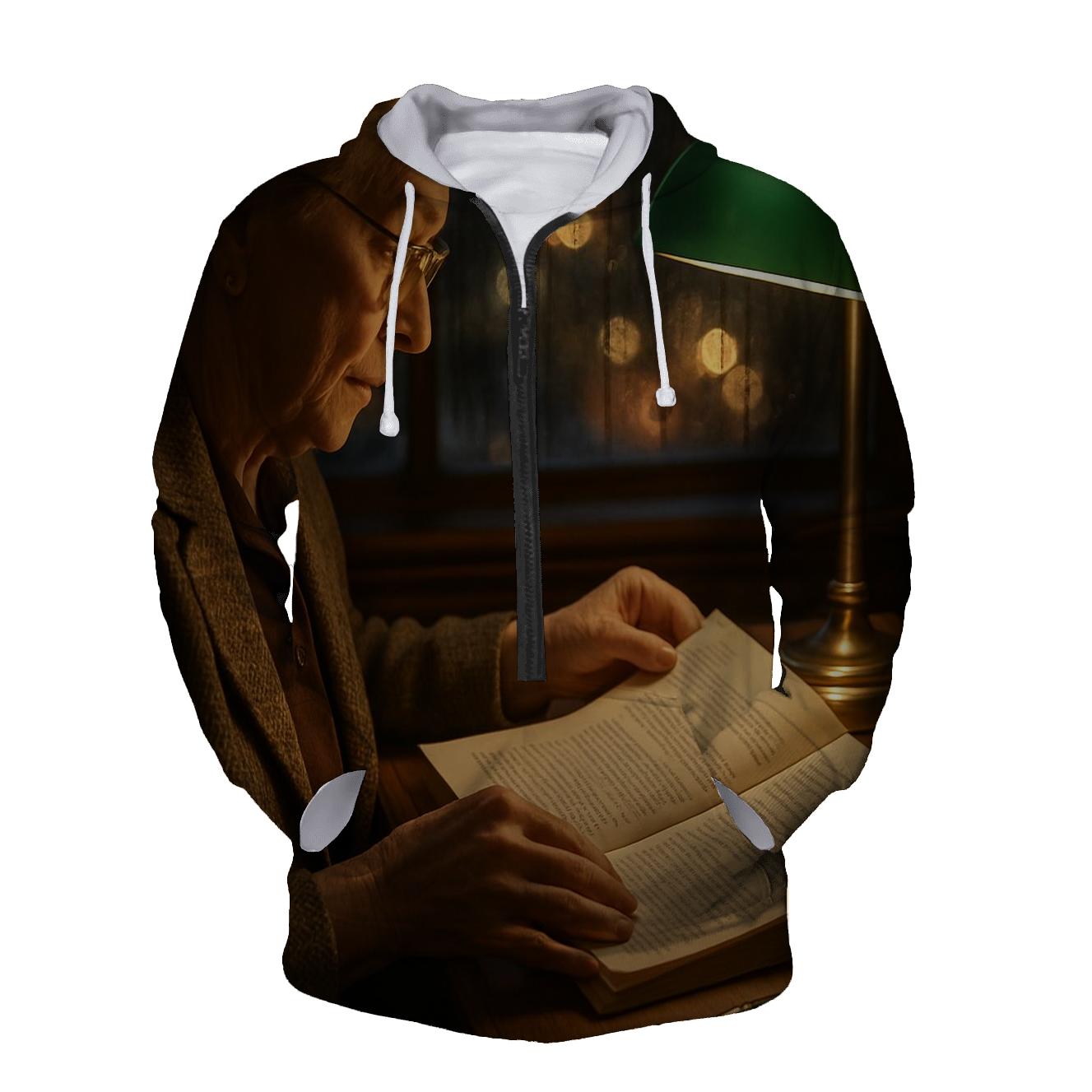 Polly Holliday Late Night Script Study zip-up hoodies
