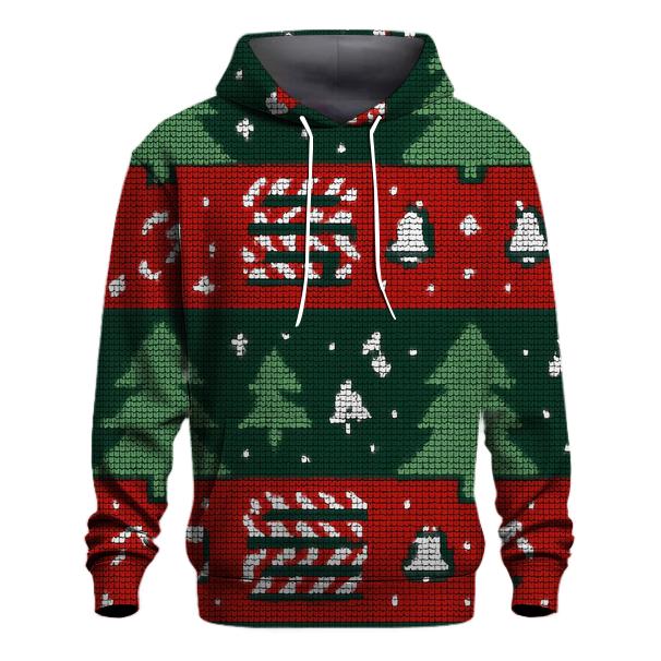 Candy Tree Plush Checker Design custom hoodies