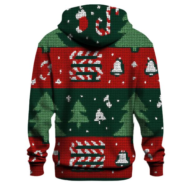 Candy Tree Plush Checker Design custom hoodies