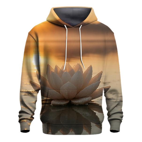 Dawn Lotus On Salt Flats hoodie designs