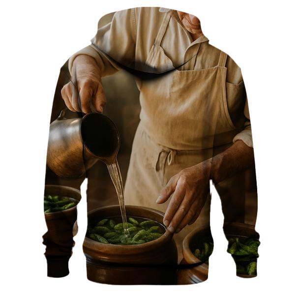 Artisan Cornichon Cellar In Burgundy designer hoodies
