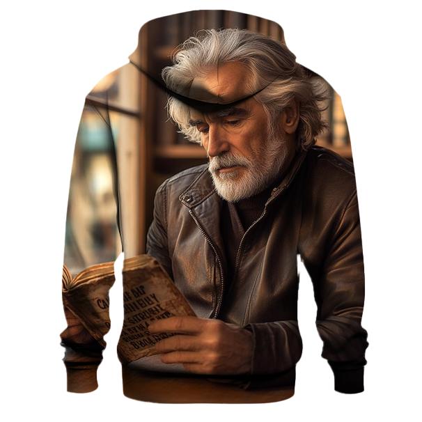 Graham Greene In Havana Bookshop heavyweight hoodies