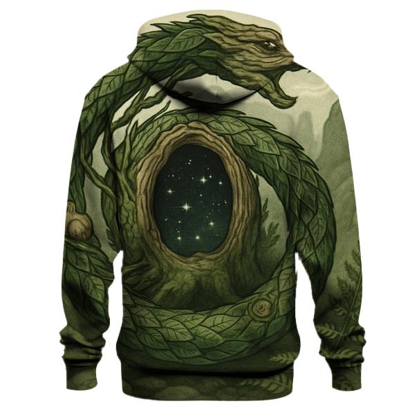Forest Spiral Ouroboros lightweight hoodies