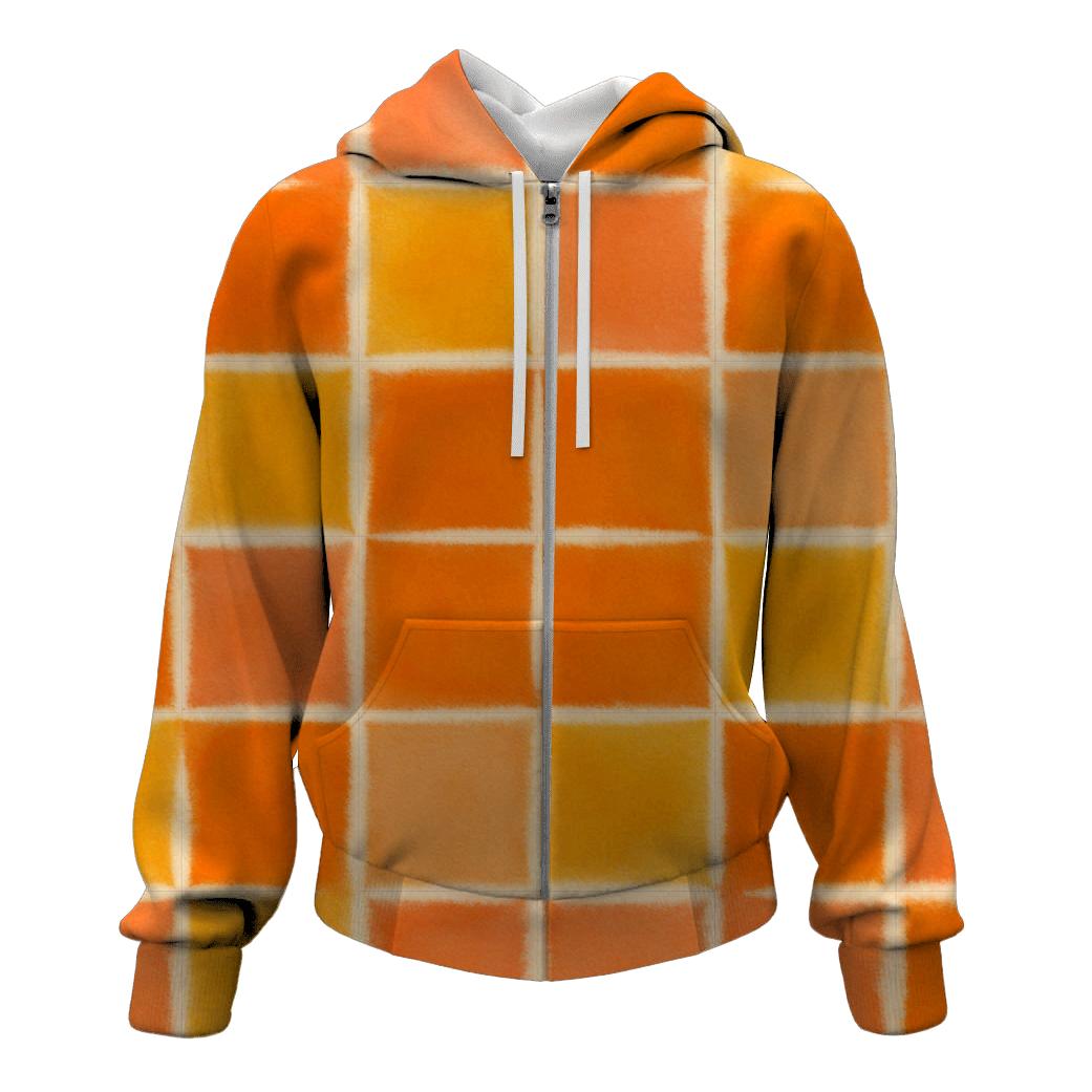 Itajime Sunset Grid graphic hoodies