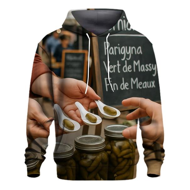 Market Tasting Of Heritage Cornichon Varieties hoodie designs