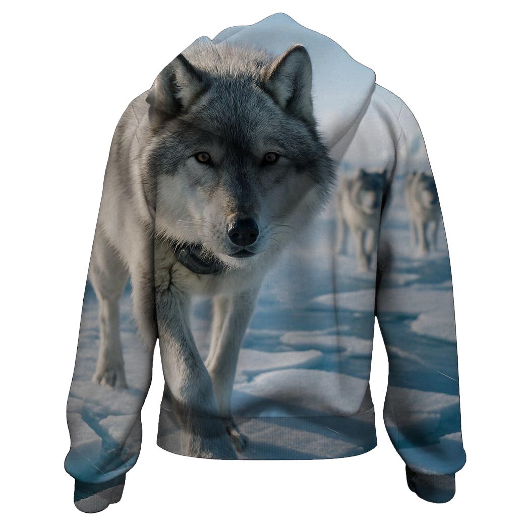 Arctic Lead On Sea Ice designer hoodies