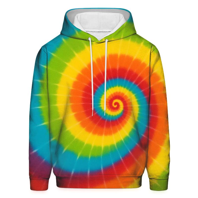 Solar Spiral Rainbow hoodies fashion