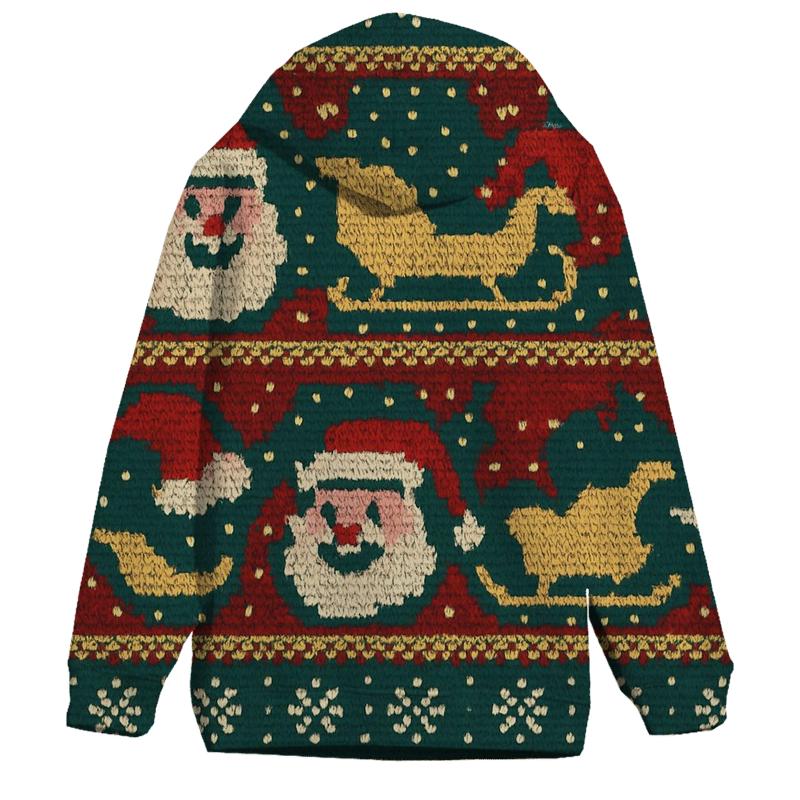 Tinsel Town Sweater Grid Design custom hoodies