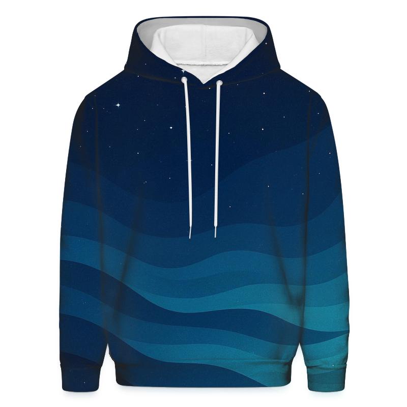 Celestial Ocean Flow designer hoodies