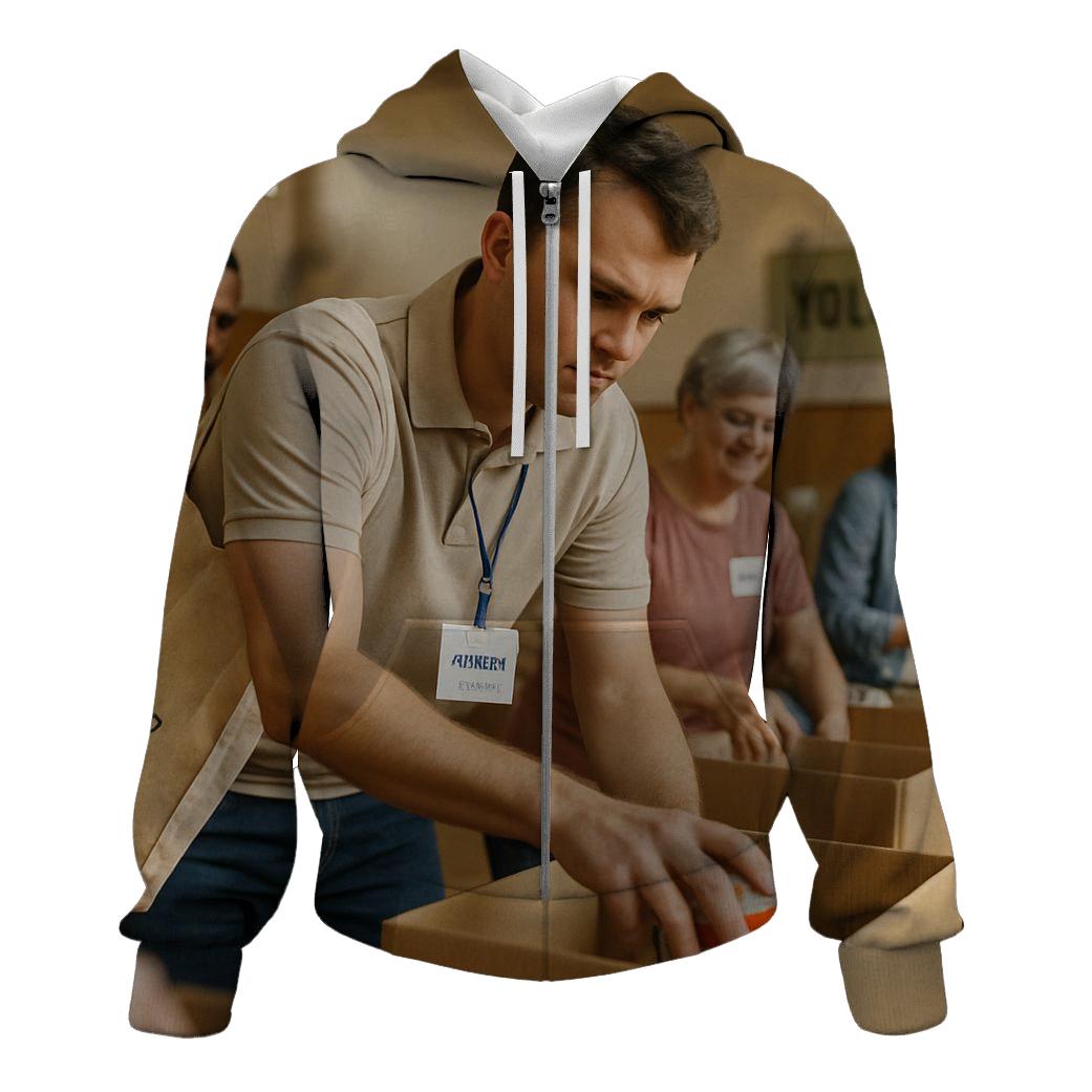 Community Service Visit lightweight hoodies