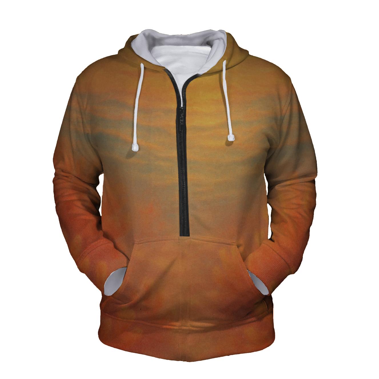 Coral Reef Sunset pullover hoodies