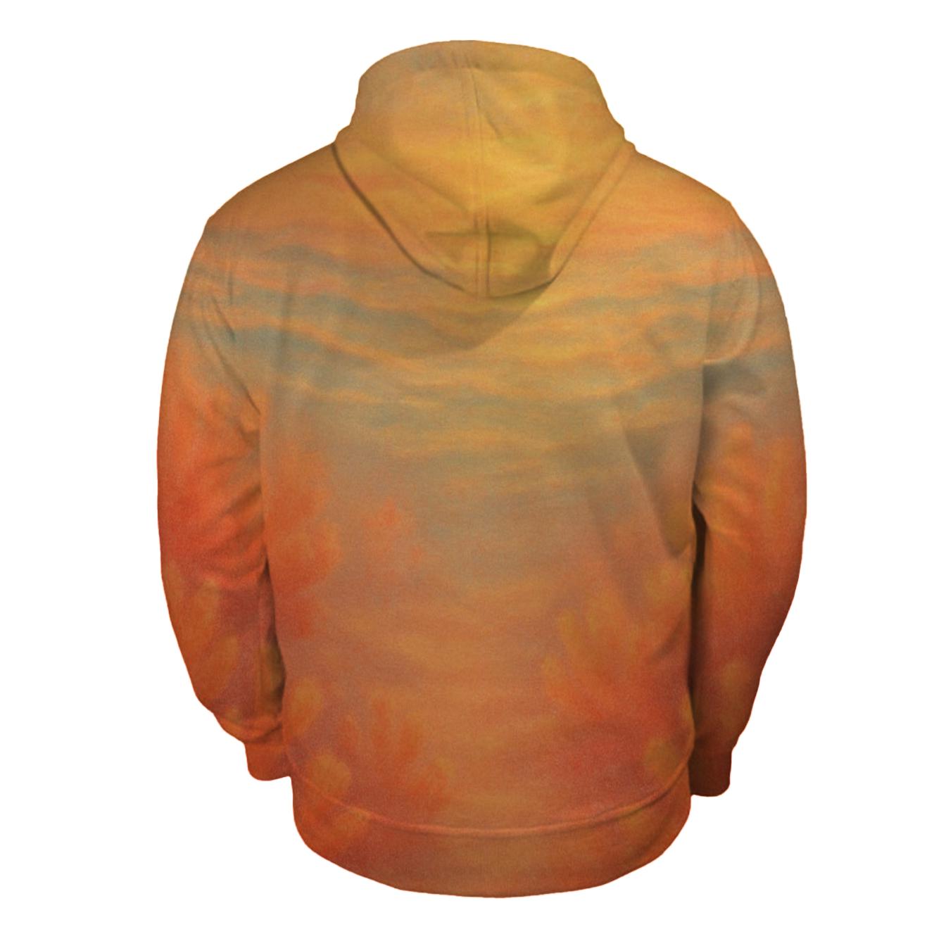 Coral Reef Sunset pullover hoodies