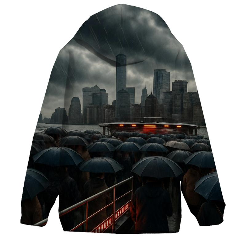 Harbor Commute Under Stormlight hoodie designs