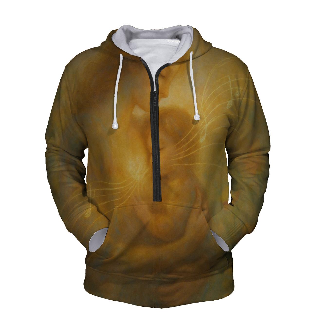 The Silent Symphony Of A Mothers Heart printed hoodies