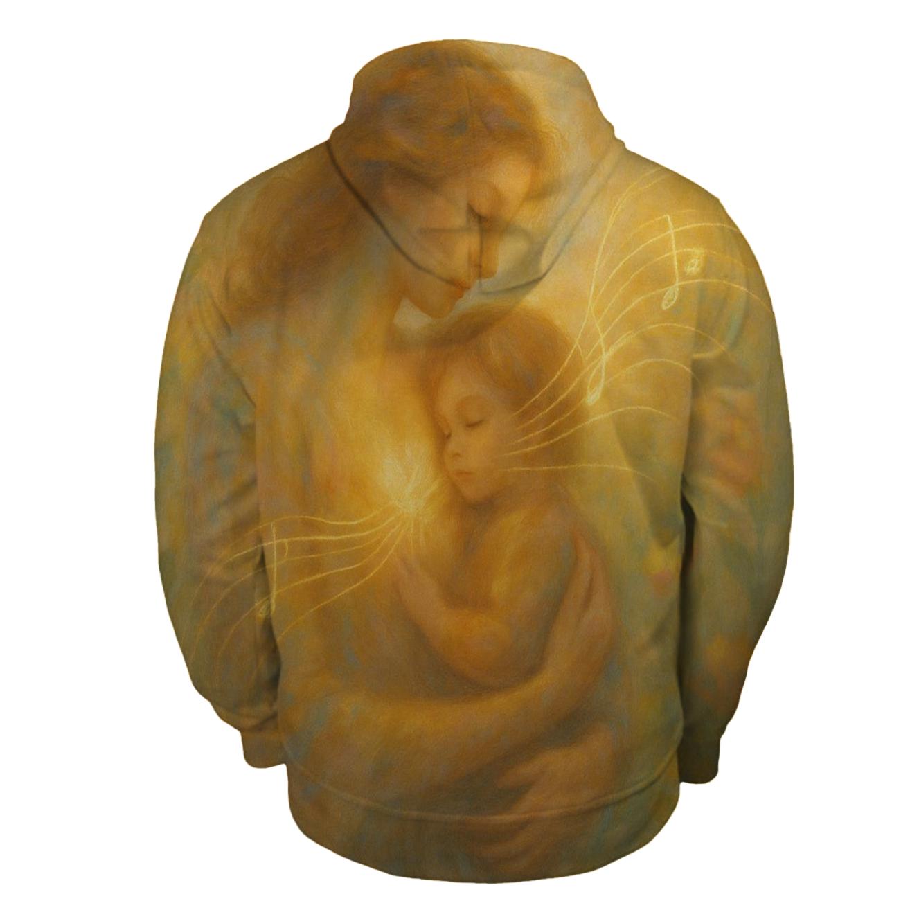 The Silent Symphony Of A Mothers Heart printed hoodies