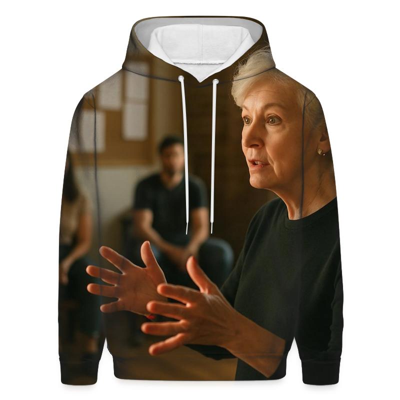 Polly Teaching Acting Workshop hoodie styles