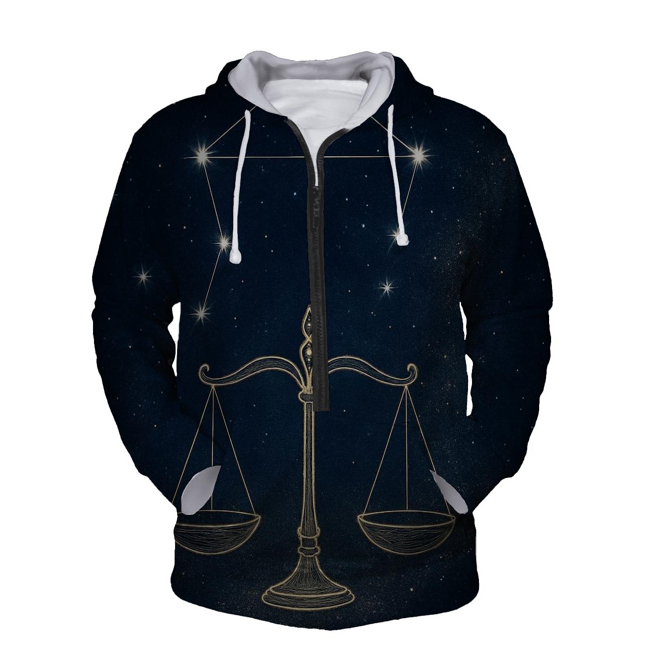 Luminous Libra Constellation Art hoodie styles