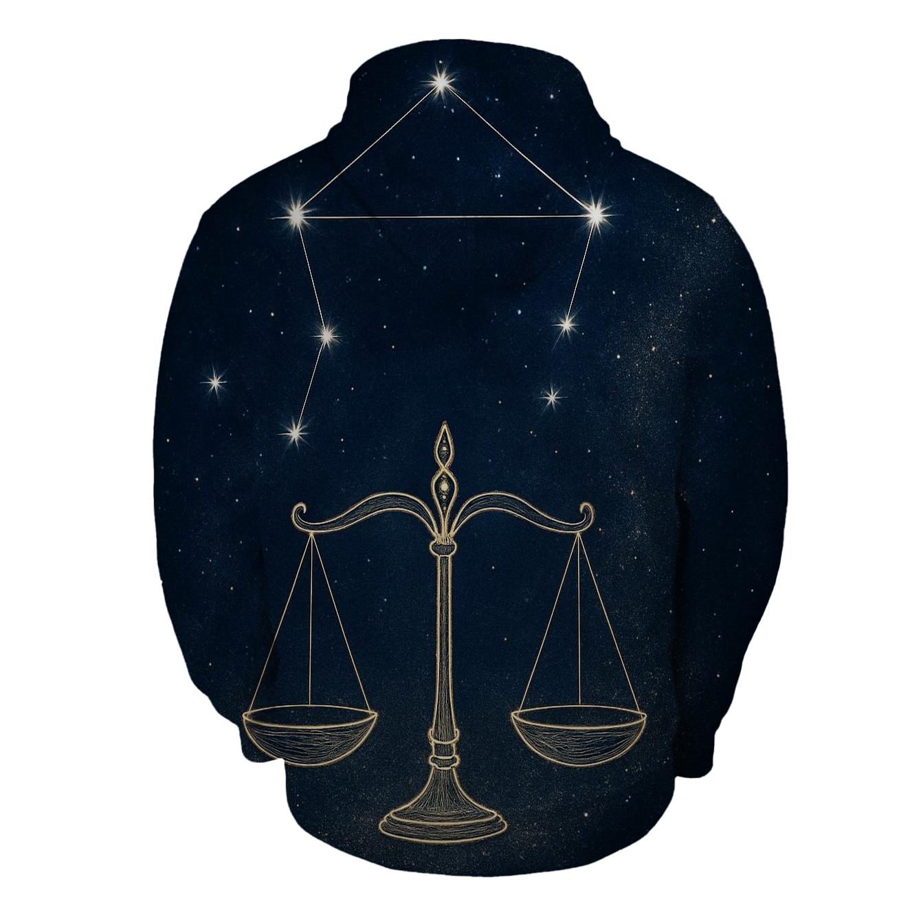 Luminous Libra Constellation Art hoodie styles