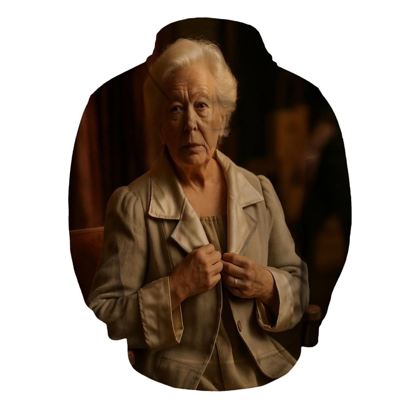 Polly Holliday Backstage Portrait designer hoodies