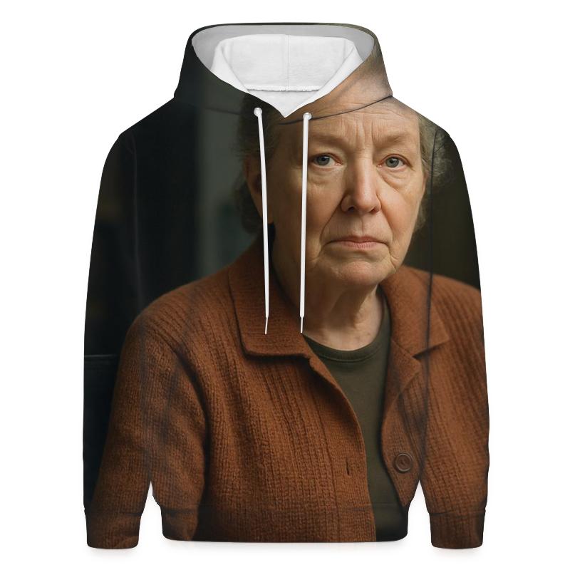 Polly Recalling On Set Portrait graphic hoodies