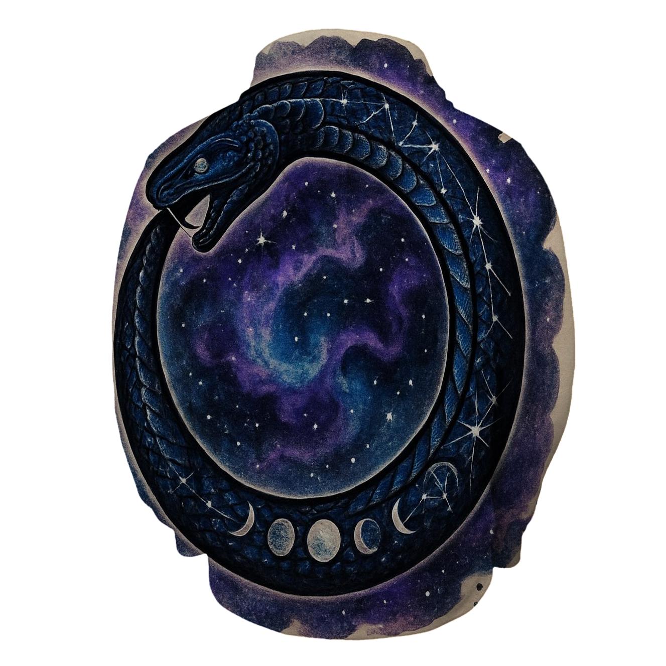 Celestial Ouroboros Tattoo Serpent custom hoodies