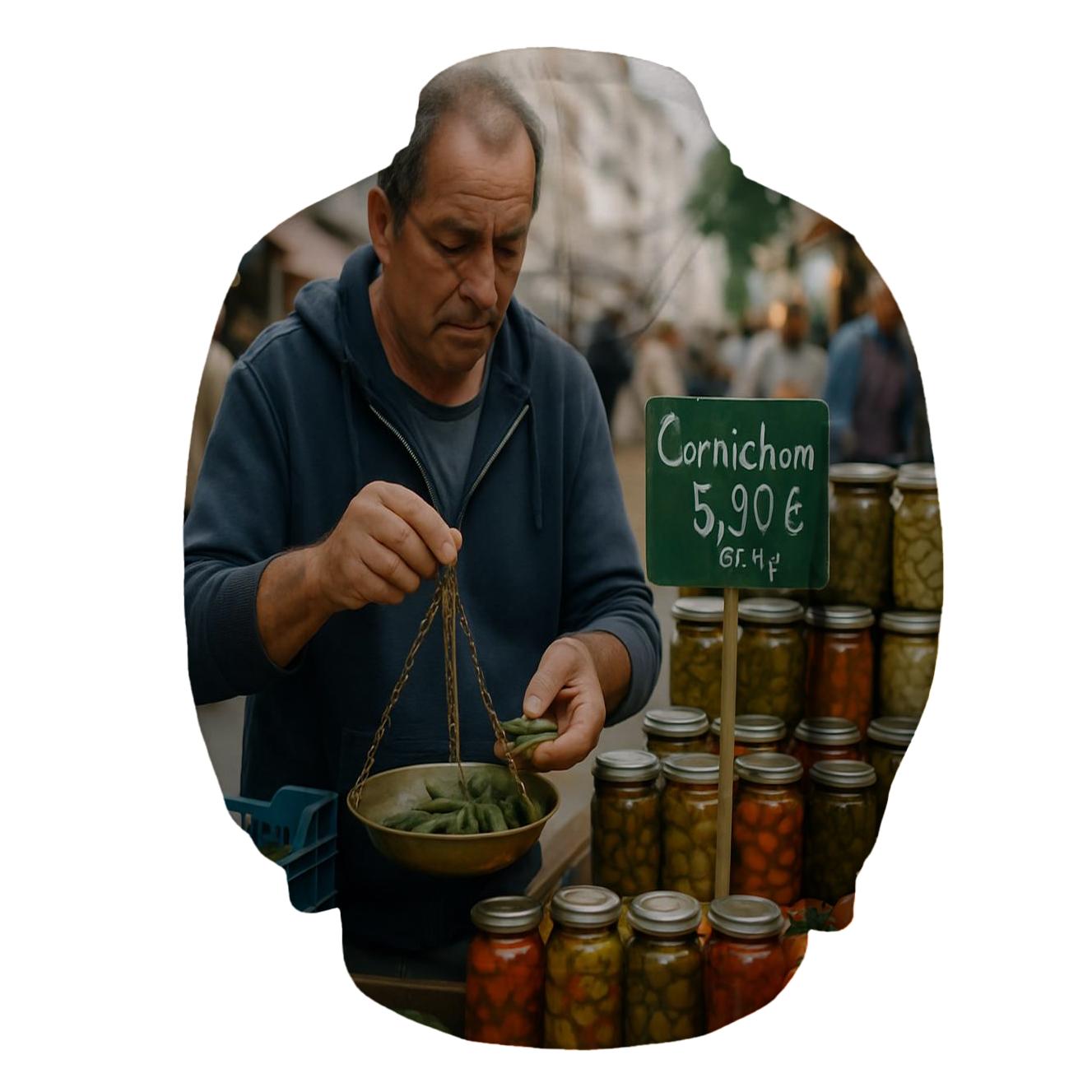 City Market Cornichon Vendor printed hoodies