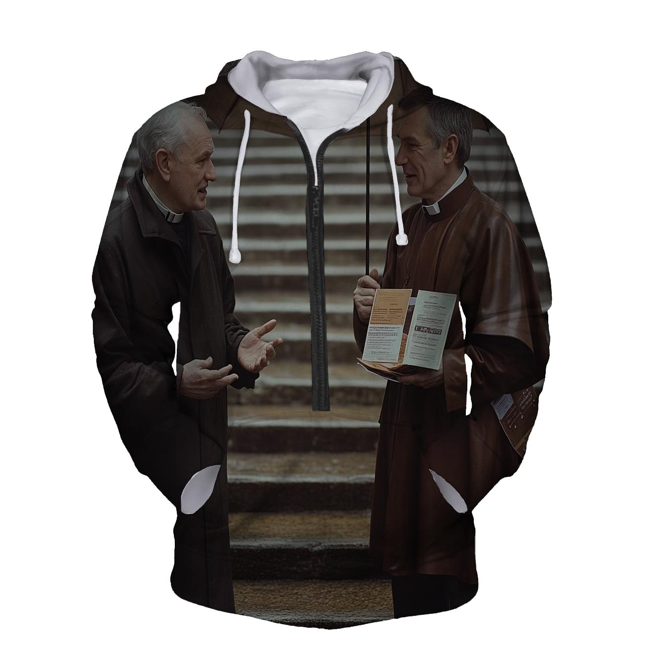 Conclave At The Cathedral Steps lightweight hoodies