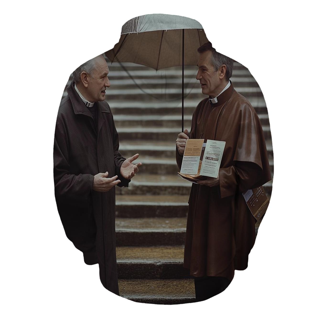 Conclave At The Cathedral Steps lightweight hoodies