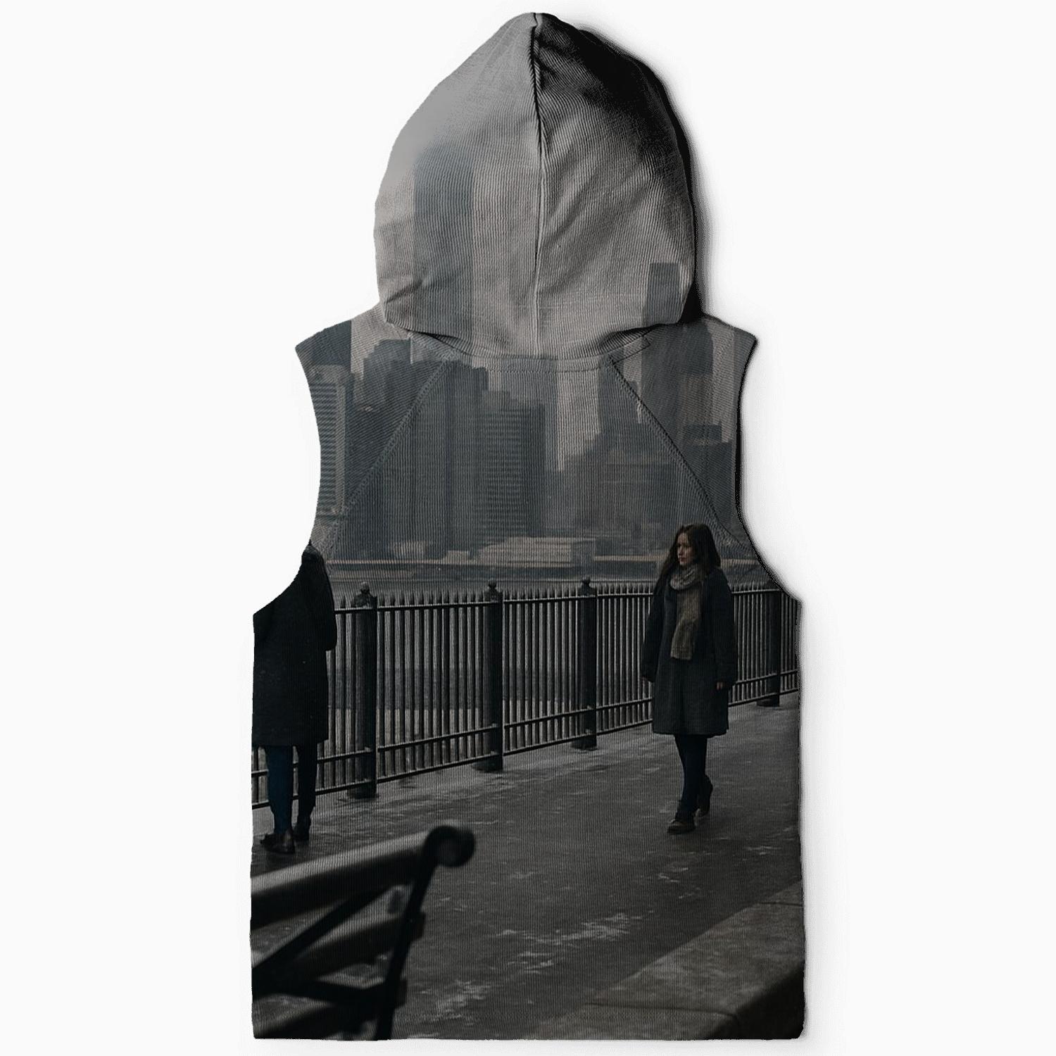 Winter Afternoon From Brooklyn Promenade heavyweight hoodies