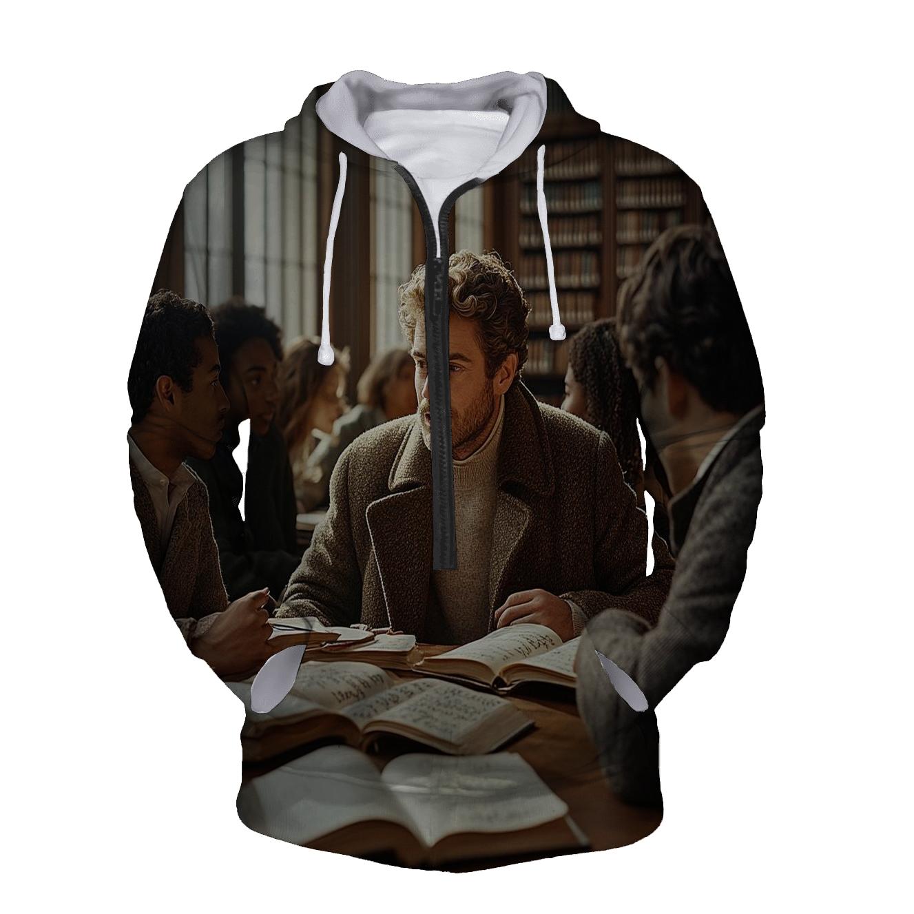 Library Conversation With Students pullover hoodies