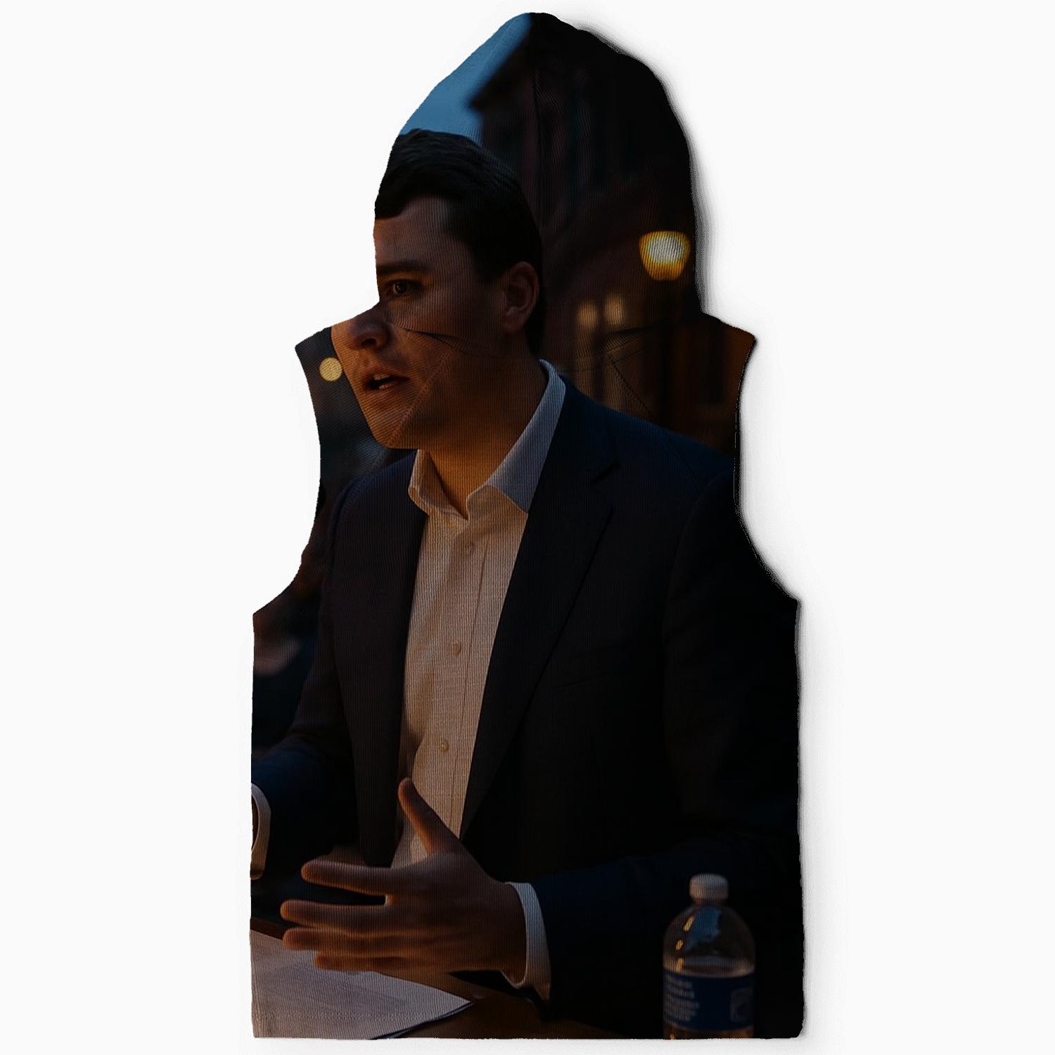 Small Town Evening Town Hall designer hoodies