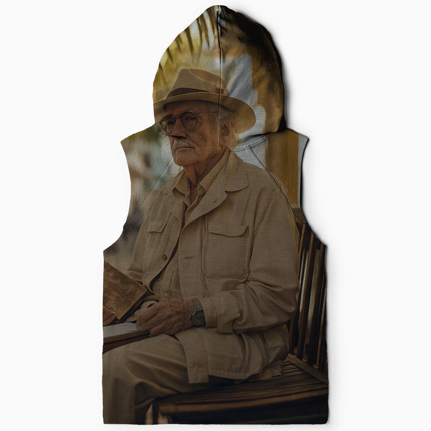 Graham Greene Reflecting In Havana Streets heavyweight hoodies