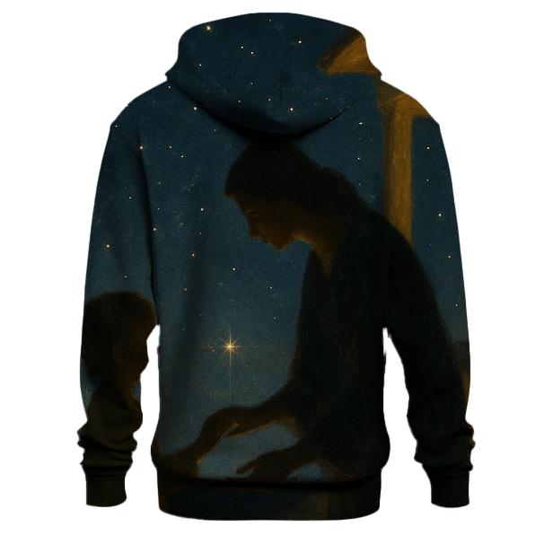 The Quiet Constellation Between Us embroidered hoodies