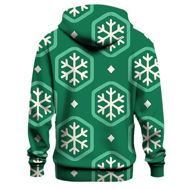 Snowflake Mosaic Cheer hoodie trends