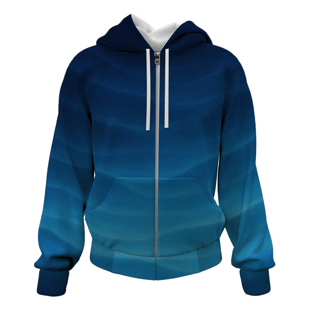 Celestial Ripple embroidered hoodies