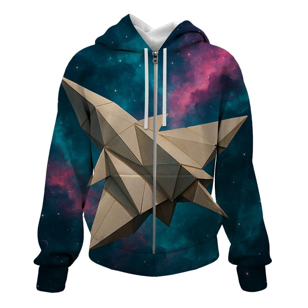 Celestial Origami Voyager custom hoodies